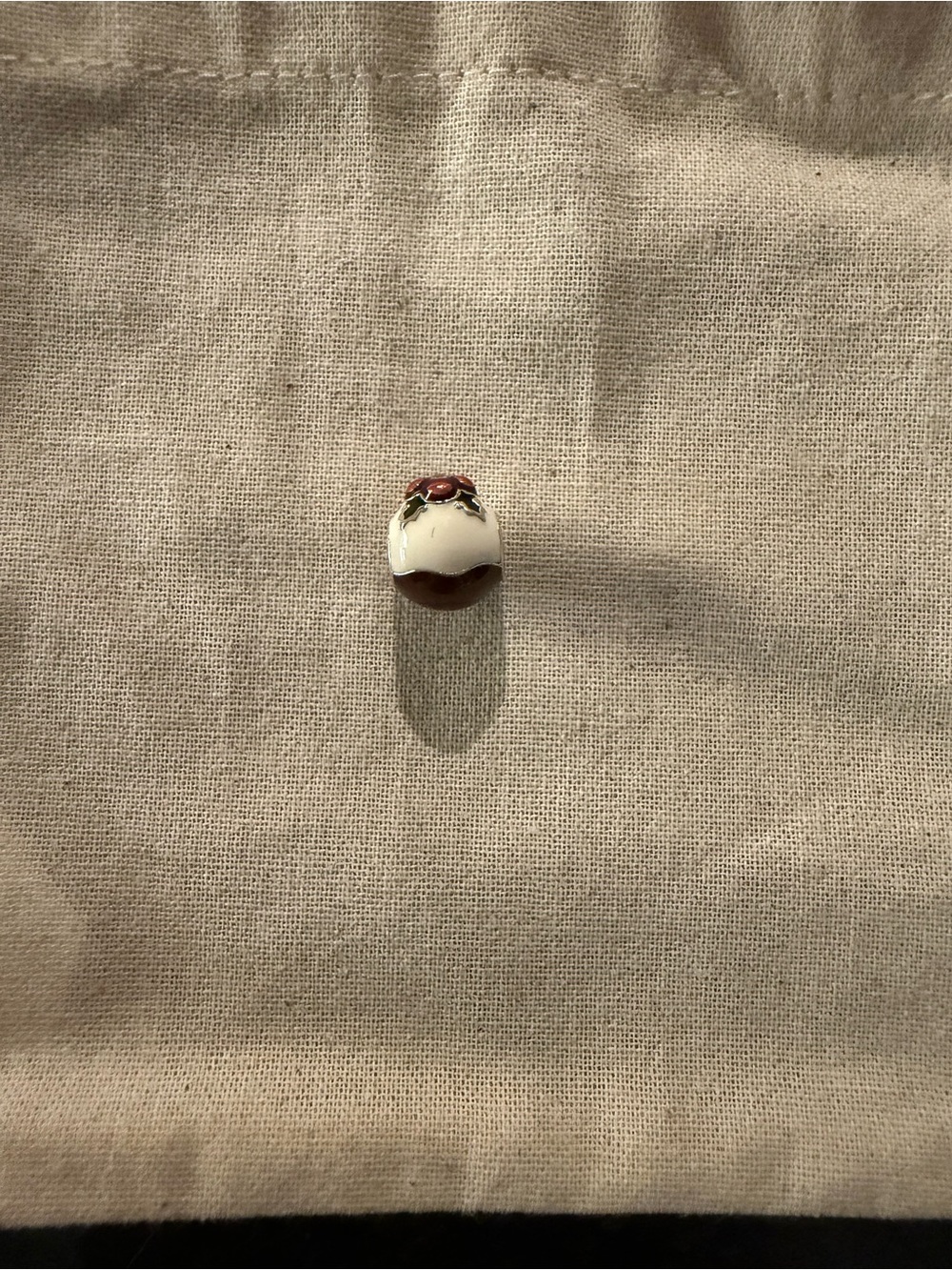 Pandora British Christmas Pudding Bracelet Charm- Like New